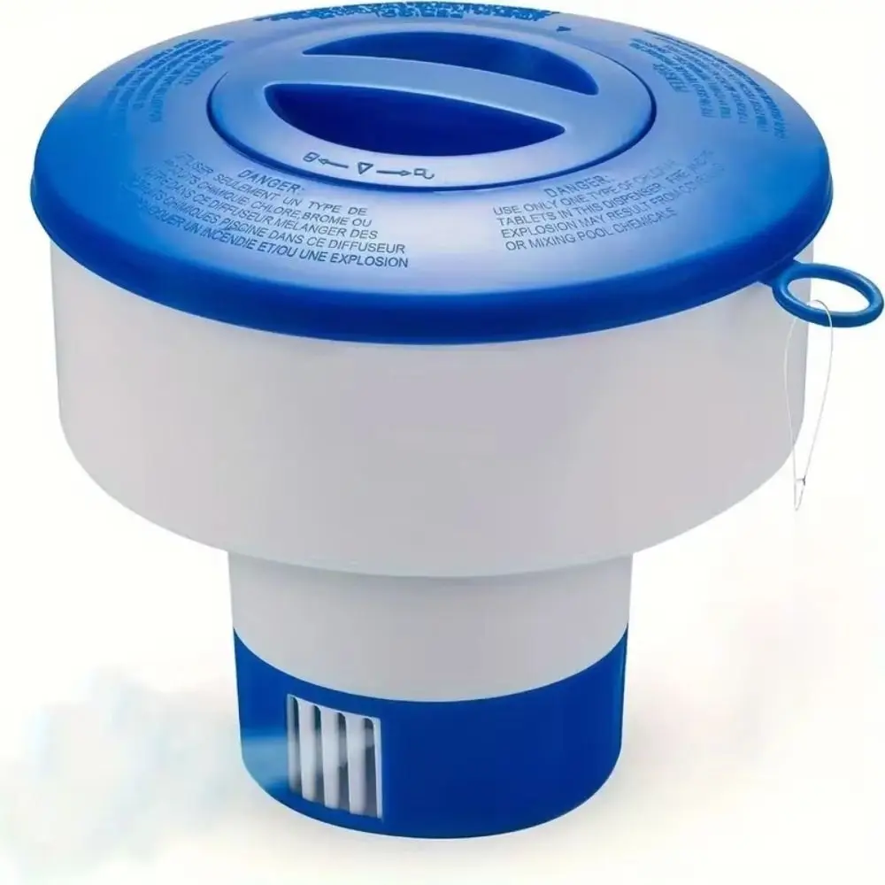 Enduring Adjustable Flow Vents Pool Floating Dispenser Floating Design 7 Inch Pool Floater ABS Balanced Dispenser