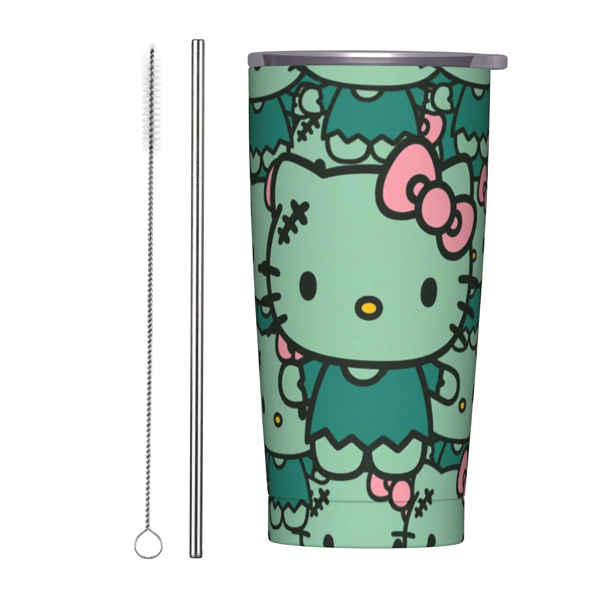 

Hellos Kittys Stainless Steel Tumbler Driving Mugs Cup Large Capacity Thermal Mug Keep Heat Cold and Hot Milk Tea Water Bottle
