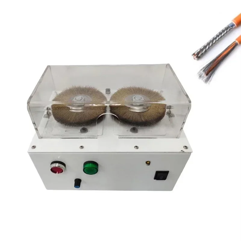 Braid Combing Multifunctional Brush bot manipulation machine Tool Shielded wire Cable Combing machine