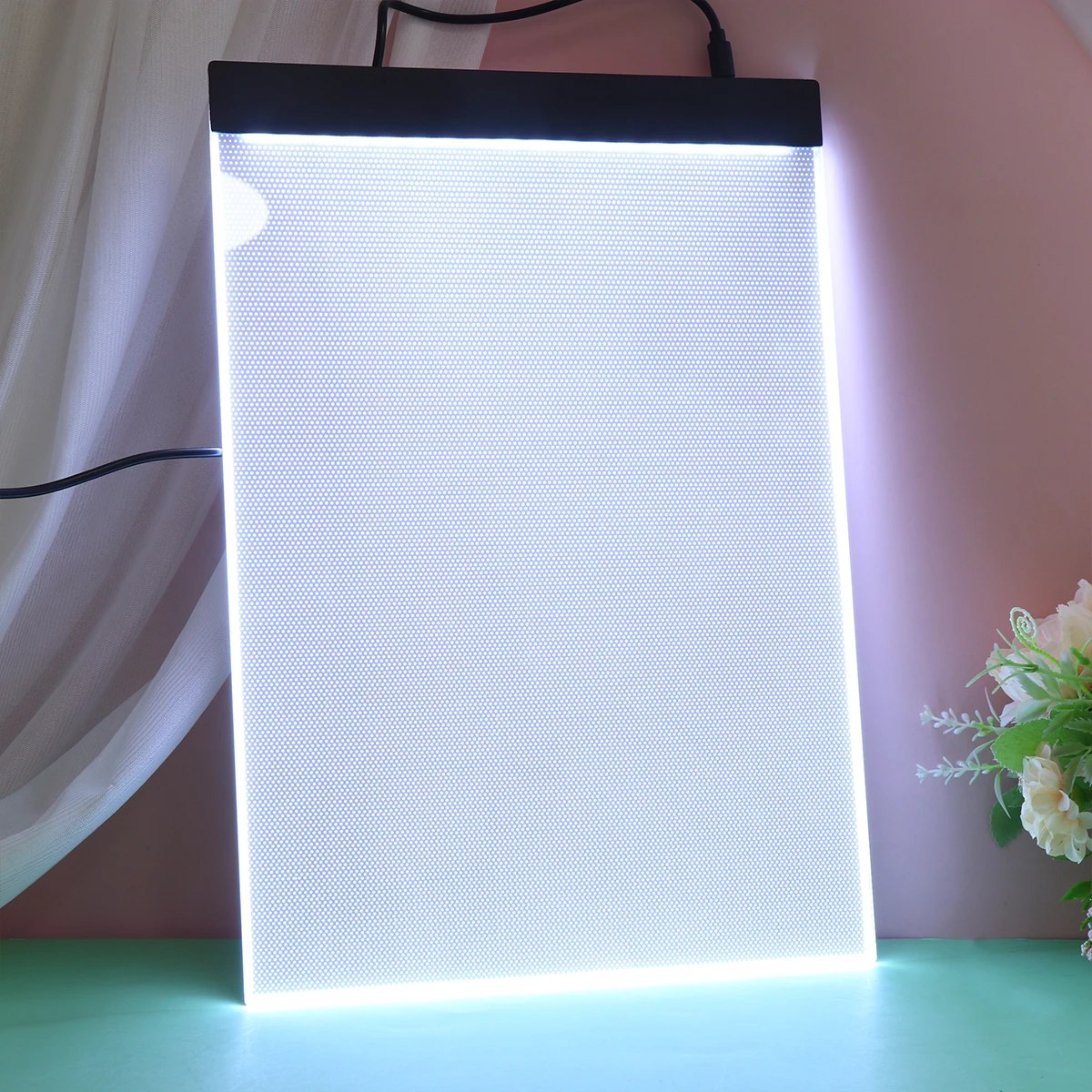 

1 Set A4 Copyboard A4 Led Copy Drawing Board Frosted Textured Backlit Copy Board Artcraft Tracing Light Pad Box Art Design Stenc
