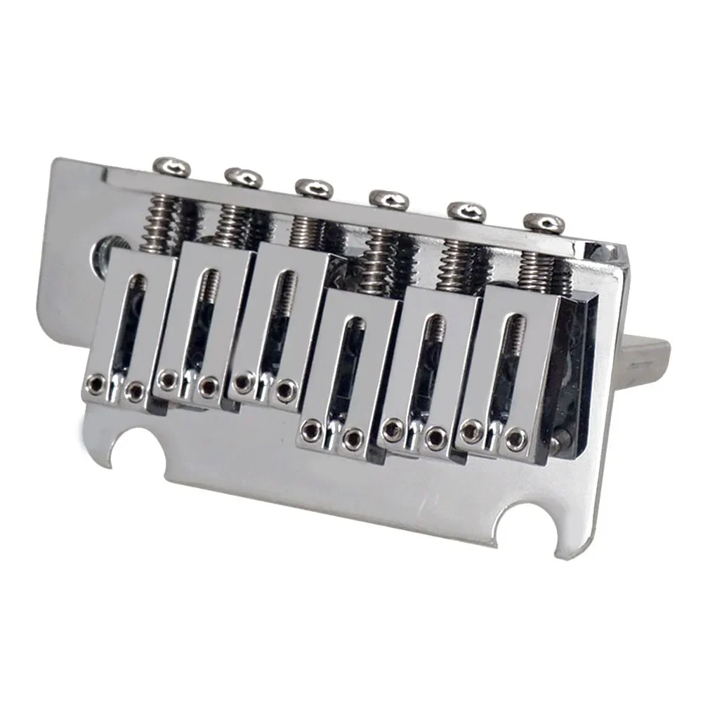 Reliable Electric Guitar Replacement Tremolo Bridge System Thickened Base 6 String Saddle Durable Construction