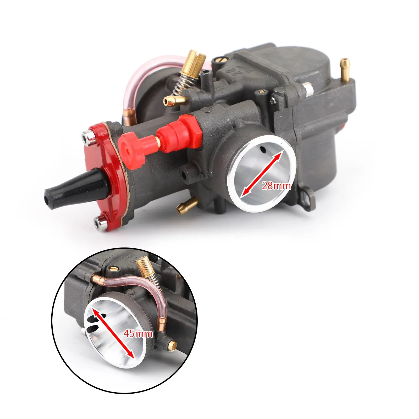 

28mm Universal Motorcycle 2T 4T Carburetor 150CC 200CC ATV For Polaris Hsun Quad