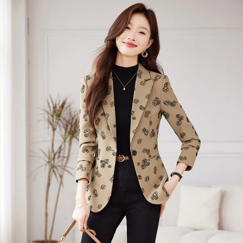 China Humen Clothing Wholesale Fashion High end Printing High quality Suit New Suit Top Coat Pants