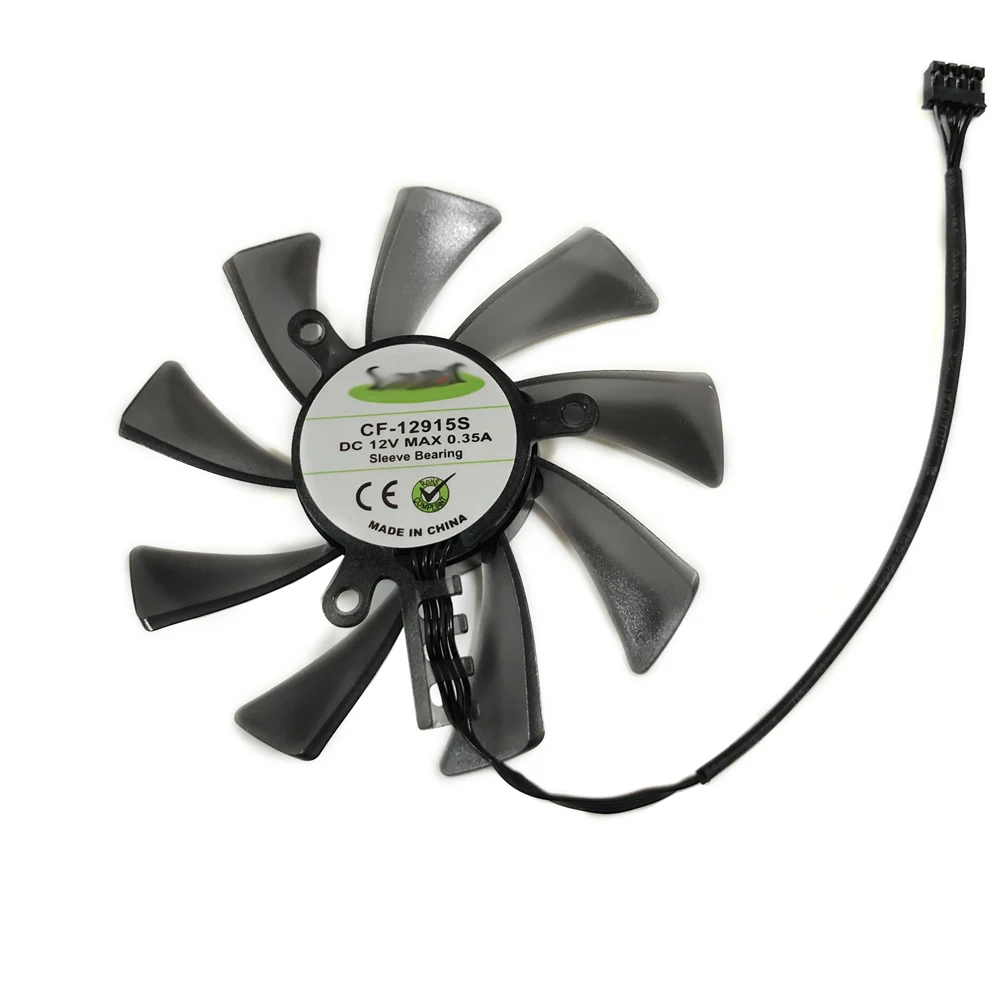 

CF-12915S GPU VGA Card Cooler Fan For Inno3D Debuts Single Slot GeForce GTX 1050 Ti Graphics Replace