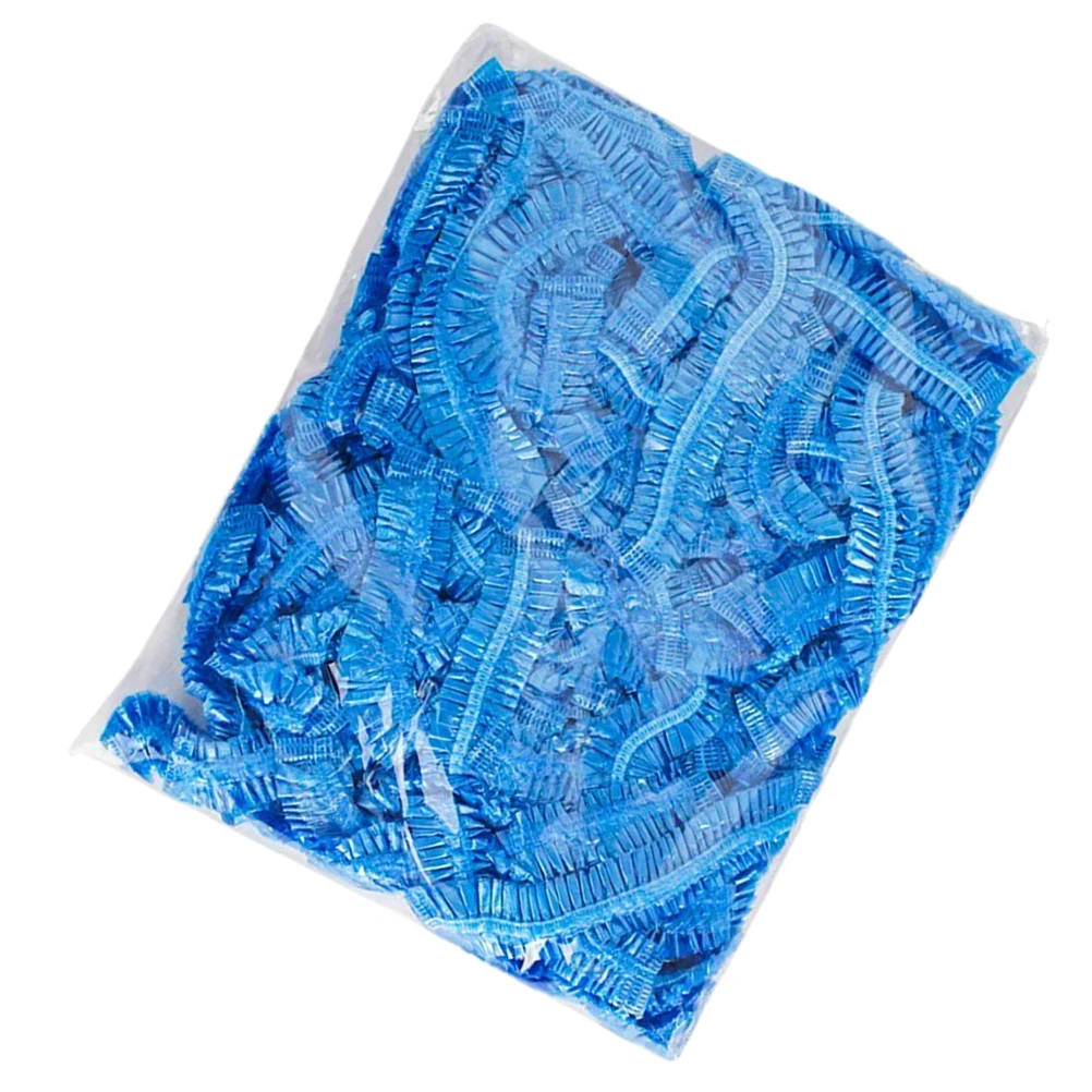 

200pcs Disposable Shoe Covers Blue Waterproof Dustproof Indoor Outdoor Foot Protectors Shoes Cover Home Hospital Laboratory