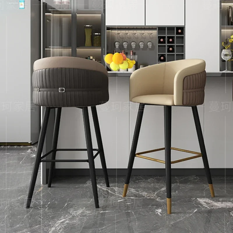 

Дизайнерский роскошный табурет-стойка, современный дизайн, удобный скандинавский барный стул, высокое качество, мебель для бара Banco Alto Para Barra