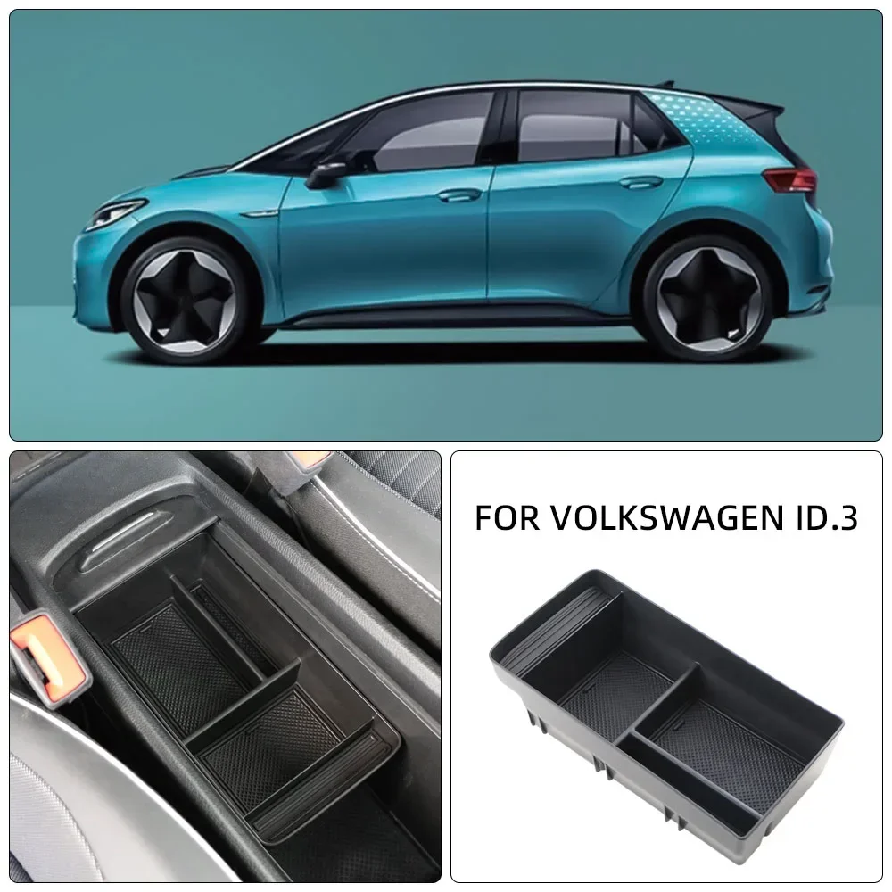 For Volkswagen VW ID.3 ID3 2021-2024 Center Console Armrest Storage Box Partition  Compartment Separation Clapboard  Accessories