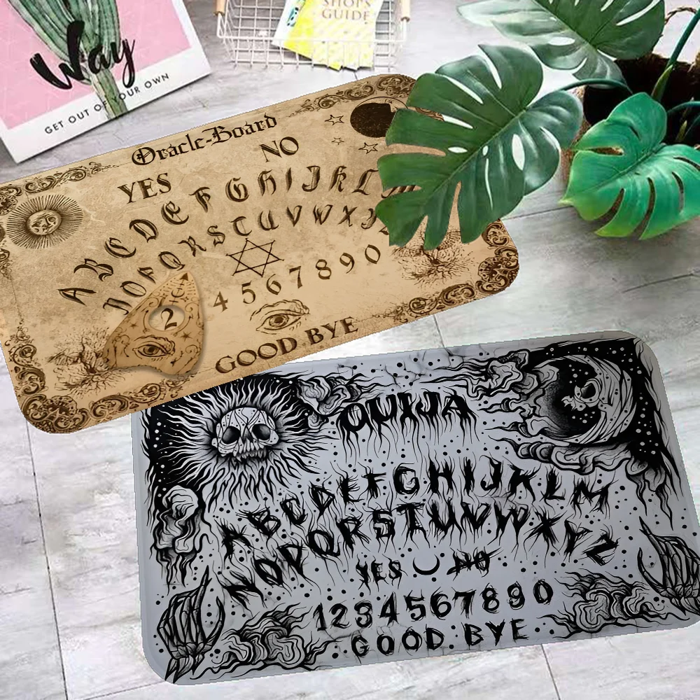 

Ouija Tarot Witchcraft Gothic Room Mats Cheaper Anti-slip Modern Living Room Balcony Printed Welcome Rug