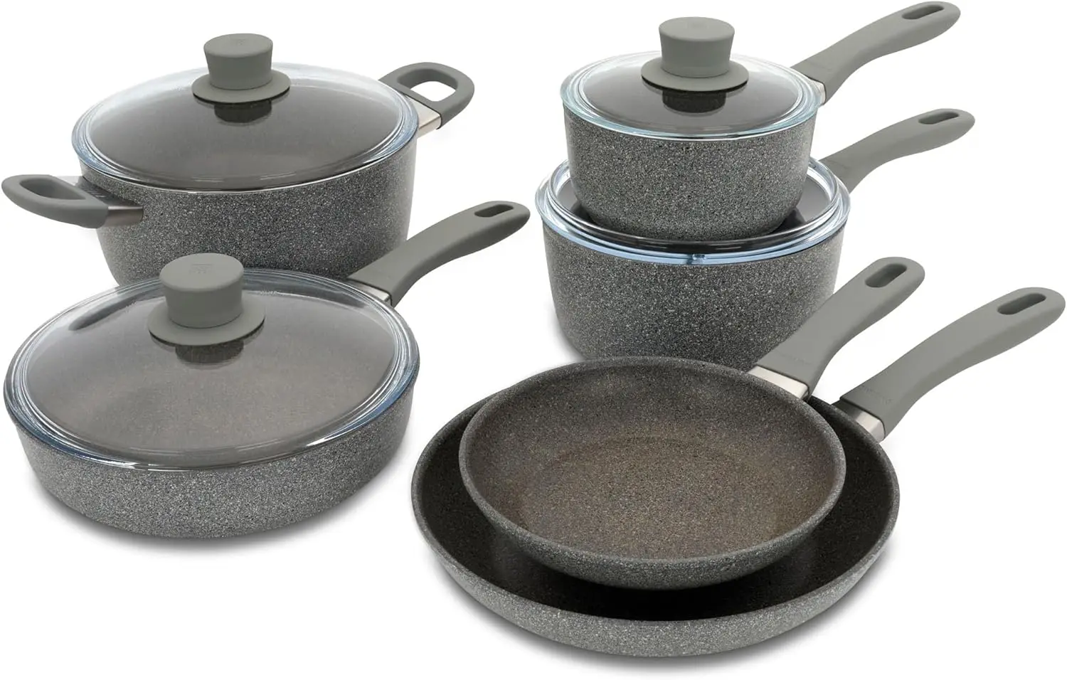 

Parma Plus 10-pc Aluminum Nonstick Cookware Set