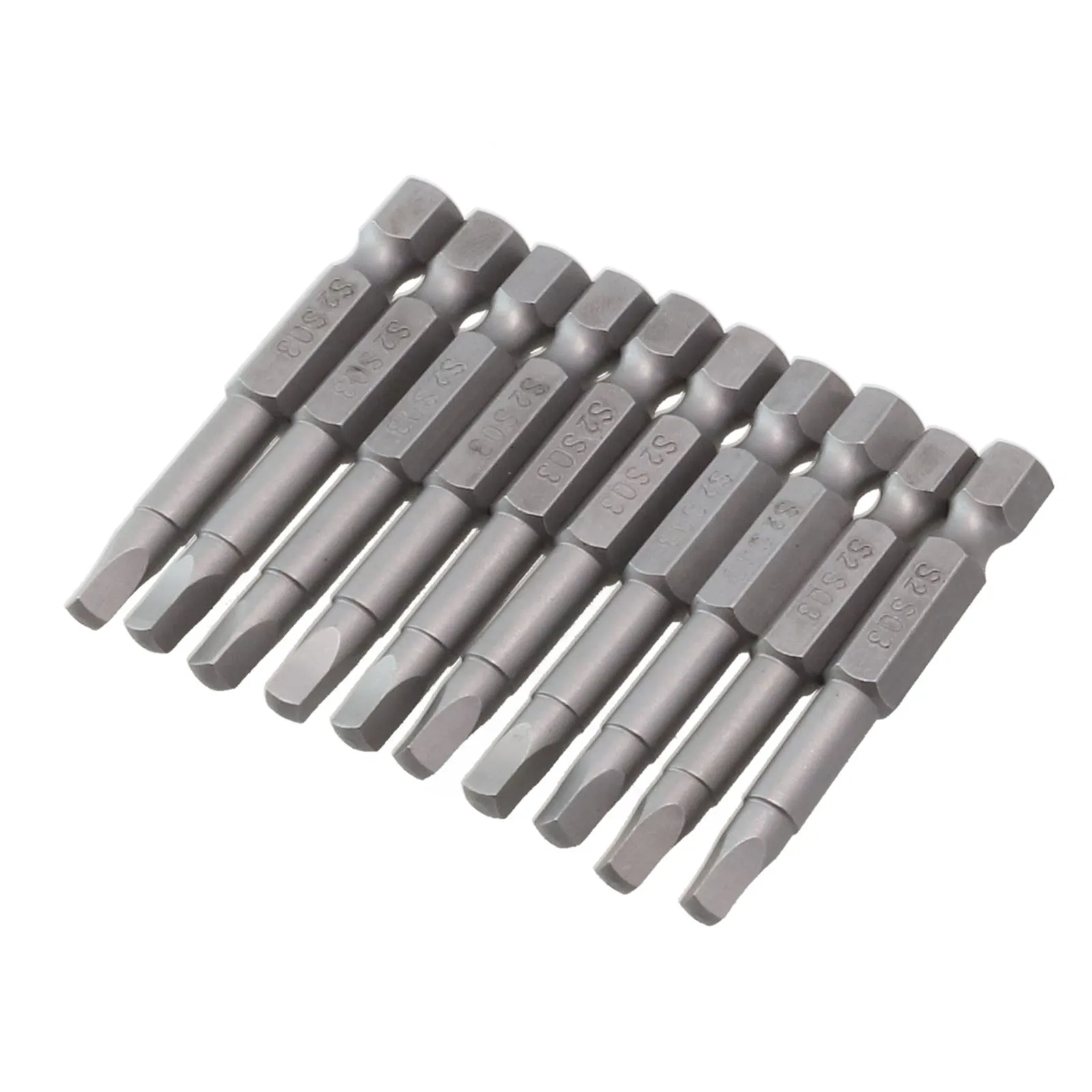 

10 Pcs SQ1-SQ5 Magnetic Screwdriver Bits Square Head Hex Shank 50/65mm For Electric Drill Driver Repairing Tools Accessories