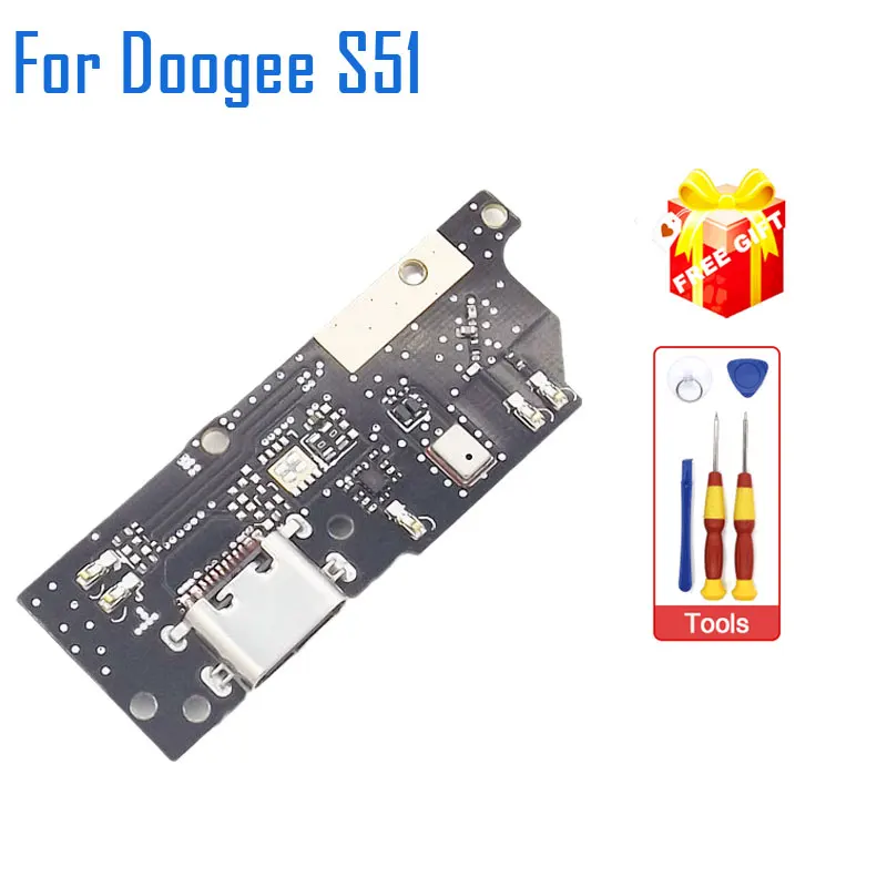 

New Original DOOGEE S51 USB Board Base Plug Charge Port Board With Micphone For DOOGEE S51 S61 Smart Cell Phone