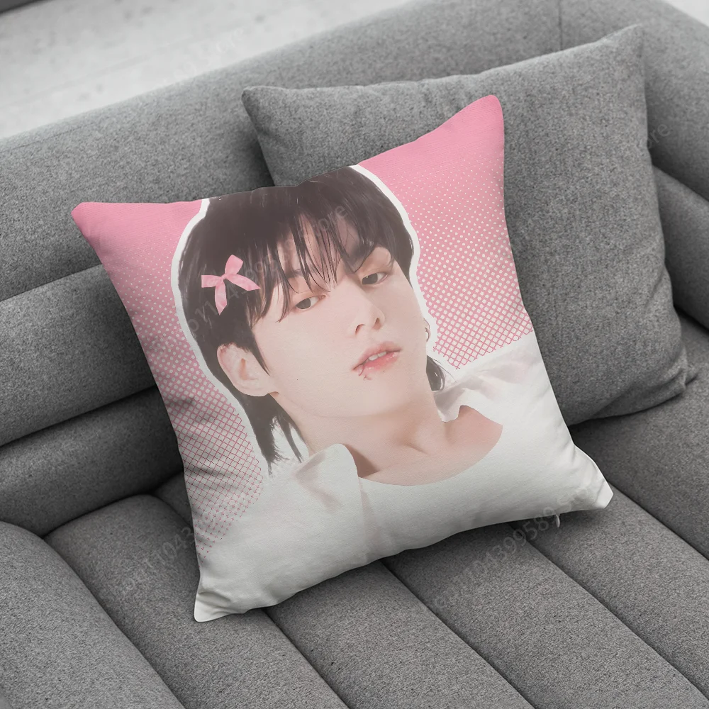 Singer J-JungKookS-S Pillow Case Soft Cushion Cases for Farmhouse Sofa Decor Home Decorations and Protector