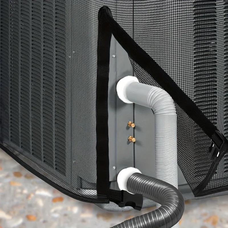 1pc Durable Mesh Outdoor Air Conditioner Cover - All-Weather Protection for Central AC & Network Units - Ensures Optimal Airflow