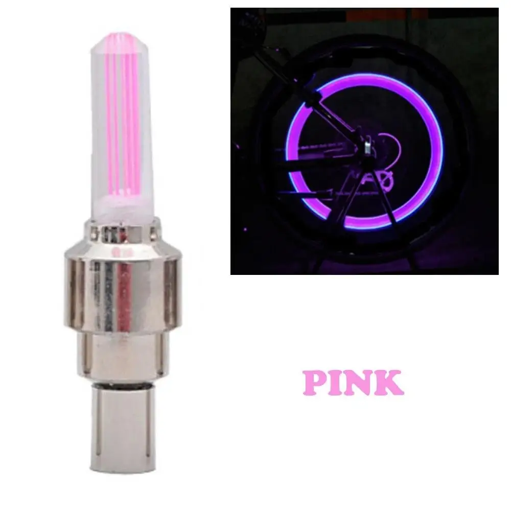 AliExpress NONE LED Bicycle Valve Light, Neon Bicycle Spoke Light, Bicycle Tire Valve Light, Night Riding Warning Light Bicycle Accessories