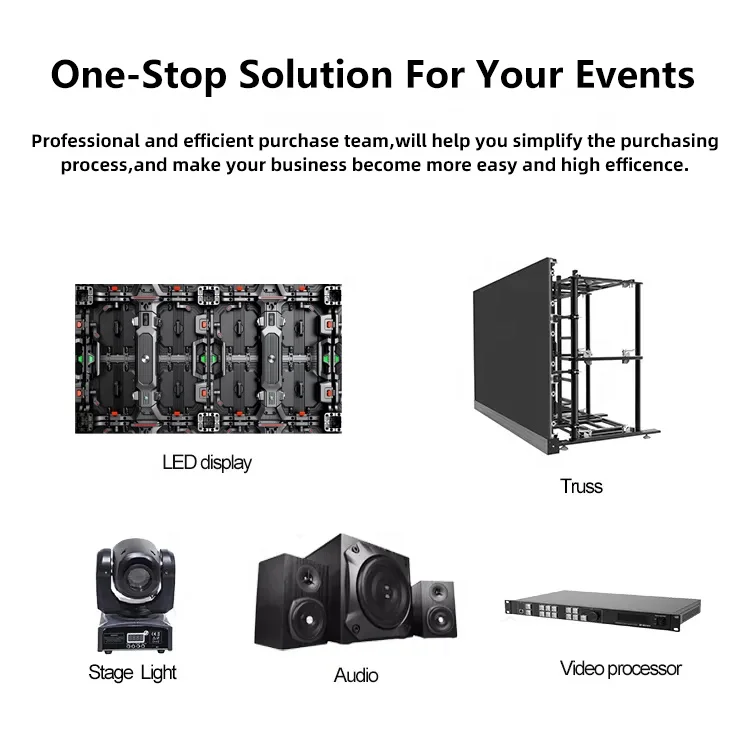 LED Display P2 High Brightness Background Advertisement  Indoor Displays Screen Video Wall Evening Party Rental Screen