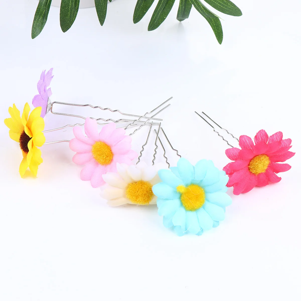 

6 Pcs Simulated Rose Hairpin Updo Hairpins Accessories Chopsticks Wedding Miss Barrettes