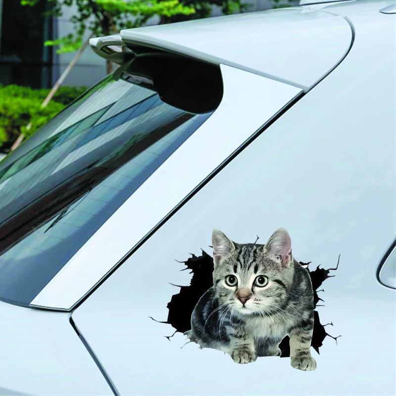 

Cat Pattern Car Stickers, Cat Pattern Scratch Cover For Auto Motorcycle Trailer SUV Windows Laptops Decorative Stickers