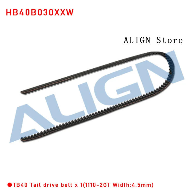 Align TB40 Tail Drive Belt  HB40B030XXW  TB40 Spare Parts RC Helicopter