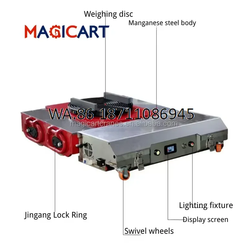 for Machinery Skate 10T 15T Load Moving Skate Motorized Mover for Large Mold Handling Heavy Duty Transport