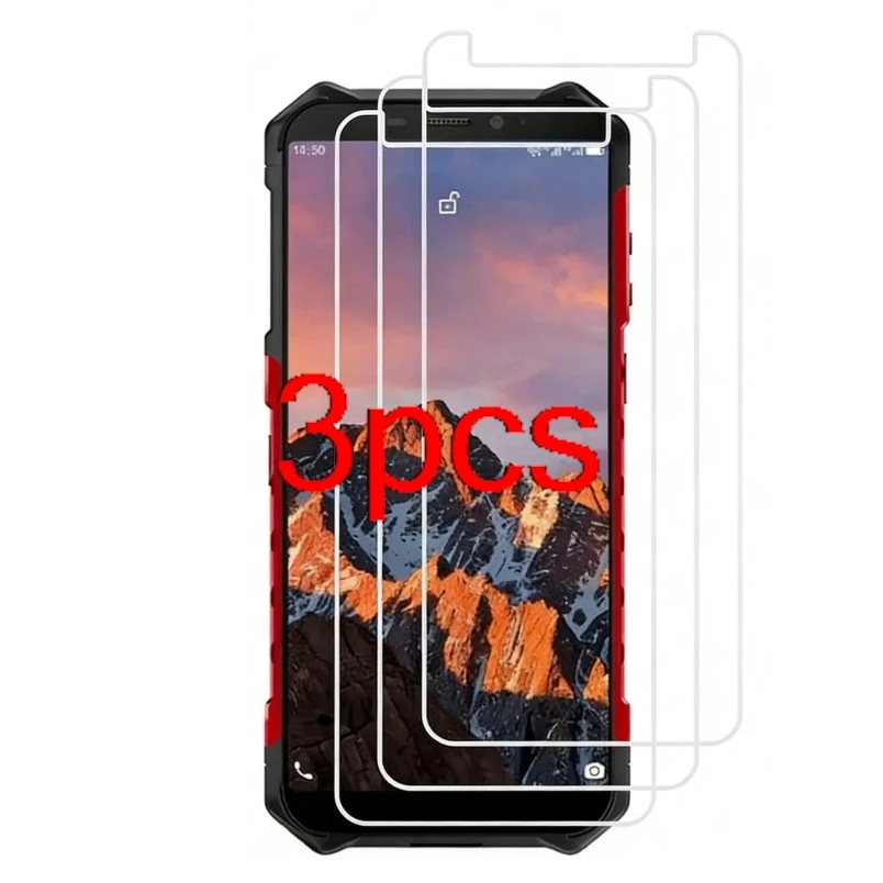 

3PCS For Ulefone Armor X5 Pro 5.5" HD Clear HD Tempered Glass Protective On For Ulefone Armor X5 X3 Screen Protector Film Cover