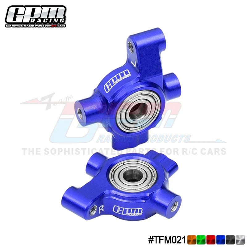 

GPM 7075Alu Front Steering Block Big Bearing For TRAXXAS 1/10 4-TEC Ford Mustang