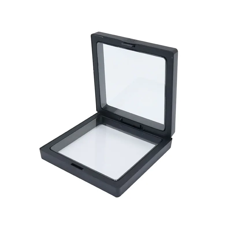 10PCS/set Jewelry Packaging Box PE Film Dustproof Transparent Jewelry Display Case Earring Ring Jewelry Storage Box Wholesale