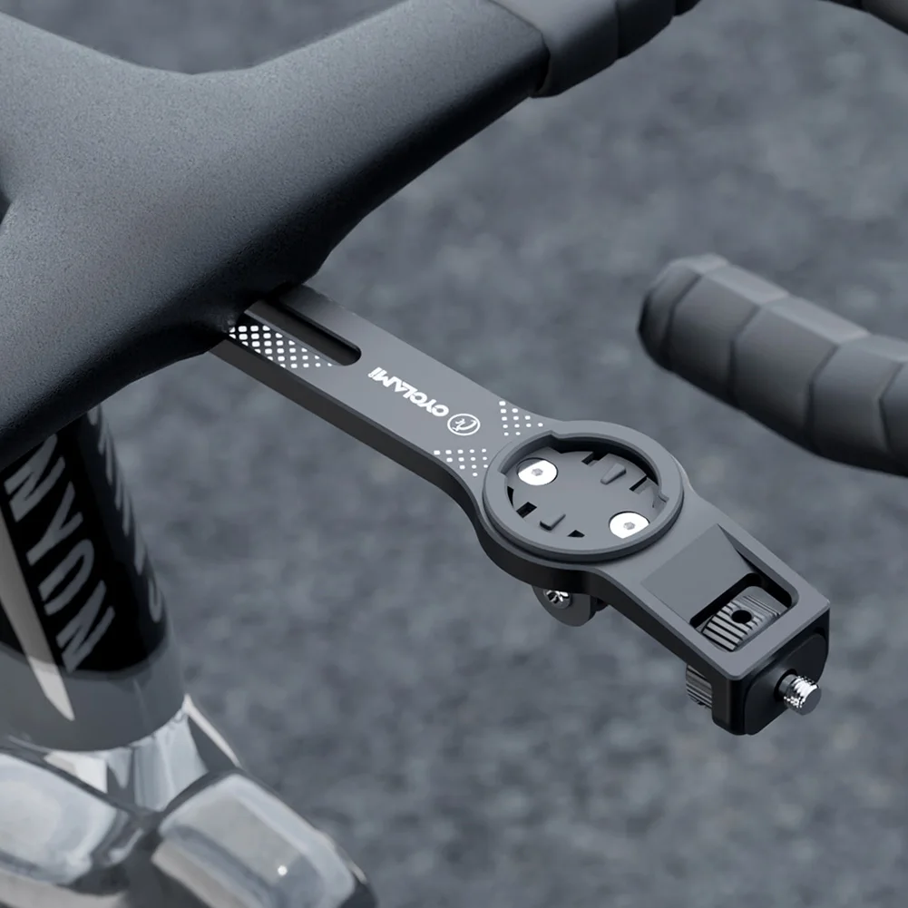 

Bike Stopwatch Mount Aluminum Alloy Bicycle Handlebar Computer Holder Lightweight Cycling Speedometer Mount for Bike Accessories