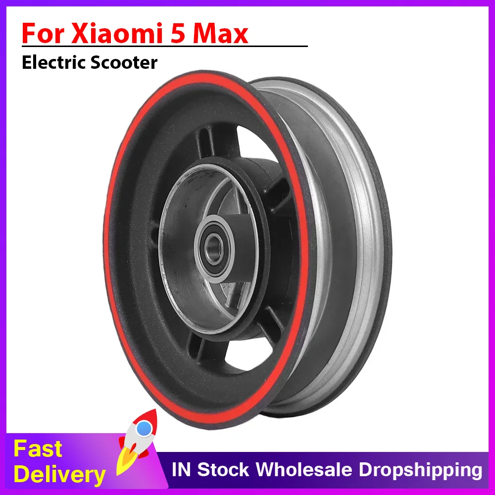 حافة محور العجلة الأمامية مقاس 10 بوصة لملحقات استبدال سكوتر كهربائي لأجزاء محور عجلات الإطارات Xiaomi 5 Max #2