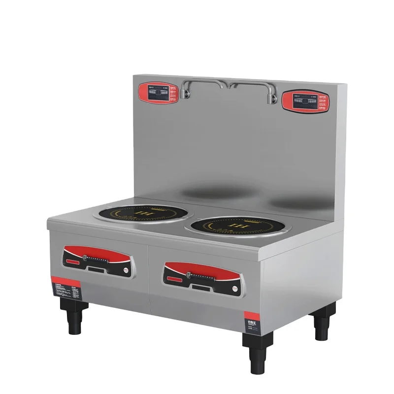 

Индукционная двухконфорочная плита для супов с независимым контролем температуры для гостиниц и ресторанов, прямые поставки с завода для сетей кейтеринга