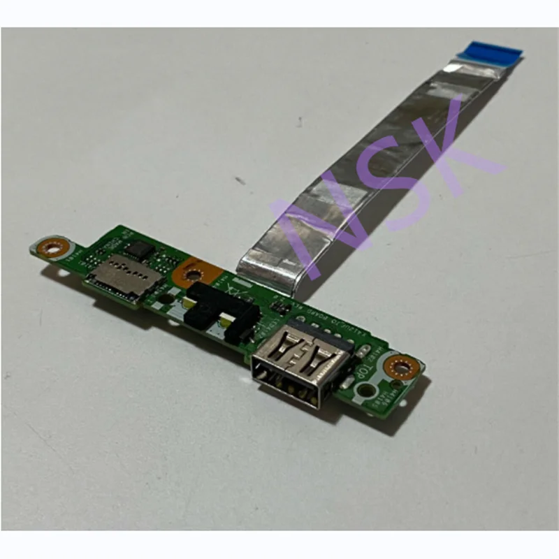 

Original FOR ASUS Vivobook 14 X412 X412F card reader USB port board and cable 60NB0L10-IO1001 100% TESED OK