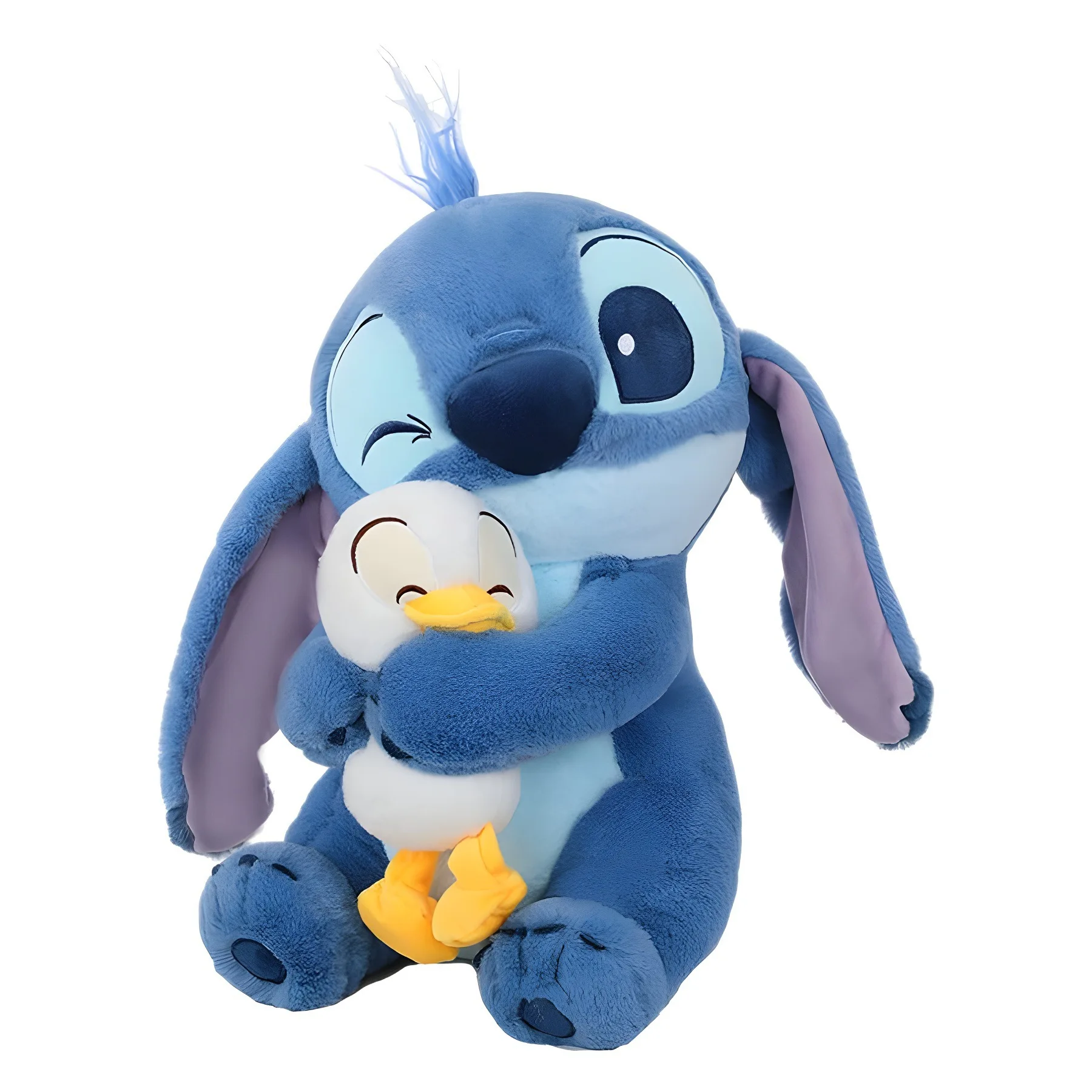 Kawaii Disney knuffel Stitch Duck knuffelpop knuffeldier kinderen verjaardagscadeau groot knuffelkussen schattige gevulde pop