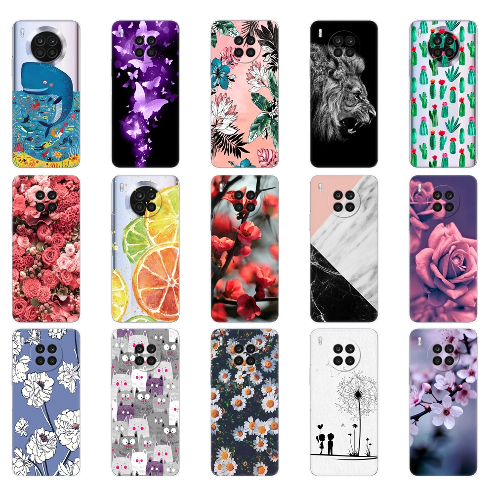 For Honor 50 Lite Case 6.67 inch Back Phone Cover For Huawei Honor 50 Lite 50Lite Light Silicon Soft TPU Protective Bumper Coque