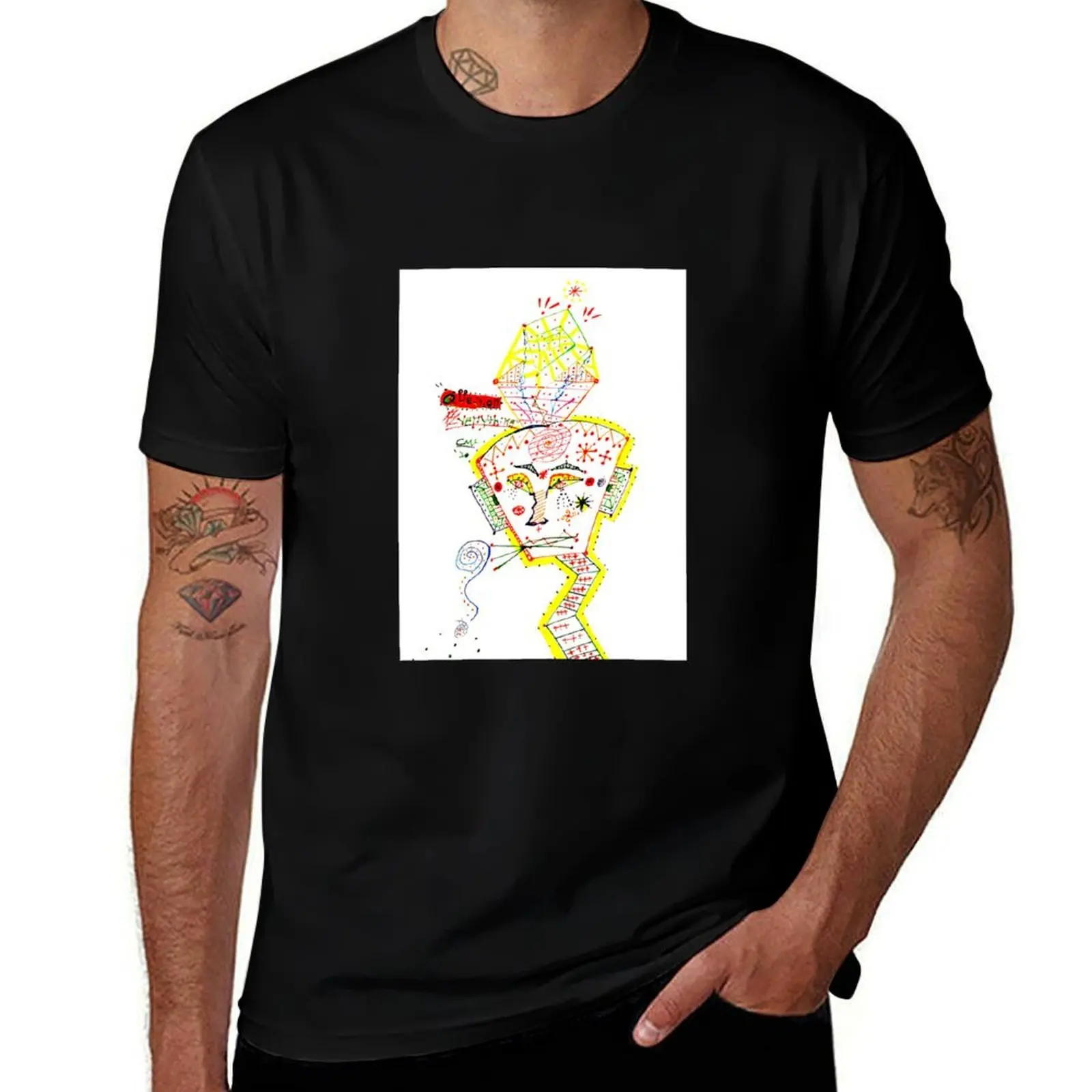 Question Everything T-Shirt Basic Solid Color Casual Tee Shirt