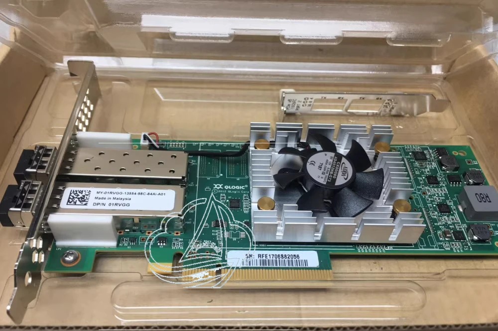 Disassembly and Assembly Guide for 16G Dual-Port Fiber Optic HBA Card (Models: 03PCN3, 01KK8W, QLE2662/2660-DEL, 16GB)