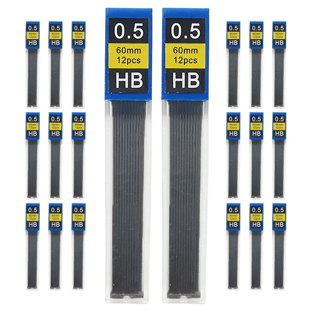 

Mechanical Pencil Lead Refills 0.5Mm 2B Automatic Black Break Resistant Smooth Writing Student Replacement For School Art