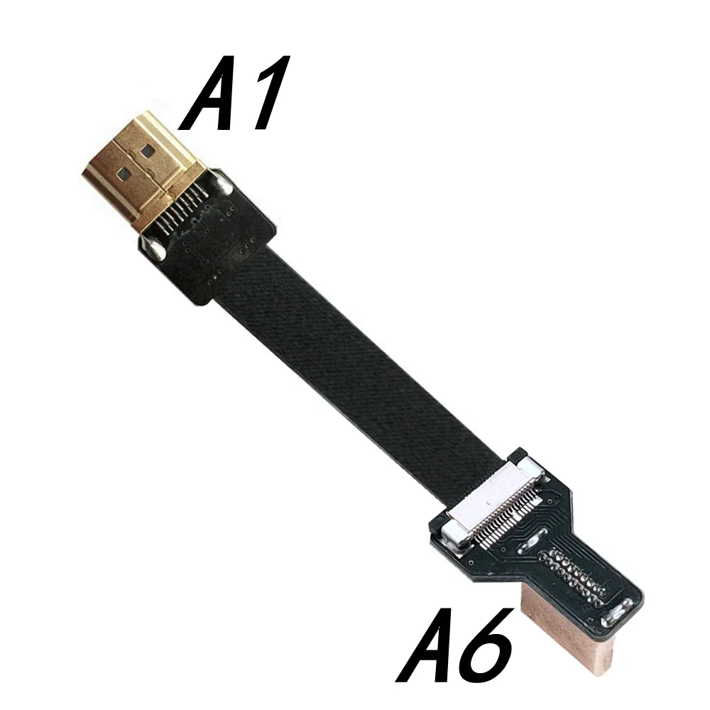 Kabel HDMI FPV 10cm 20cm 50cm Typ A Męski do Męskiego HDMI FPC Płaski Micro MINI HDMI Kompatybilny do Multikoptera Fotografii Lotniczej — zdjęcie produktu 6