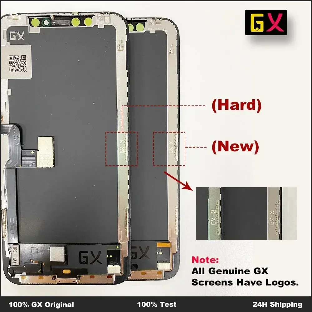 GX OLED LCD Display with Digitizer Assembly for iPhone All models Tested In-cell LCD Touch Screen Replacement Tools