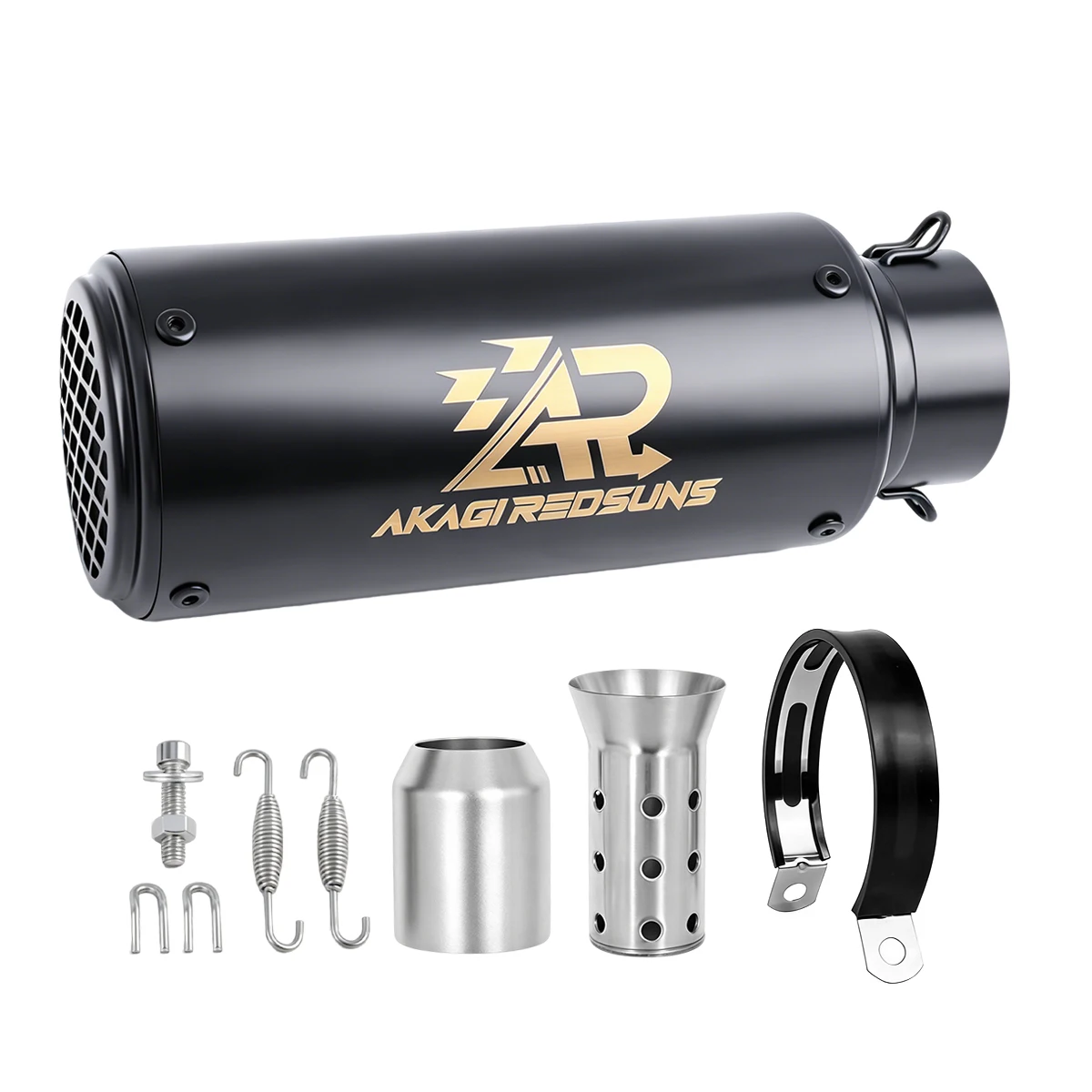Stainless Steel Mini Cannon Exhaust Pipe Motorcycle Mod Parts For Most Motorcycles 60mm Caliber Universal