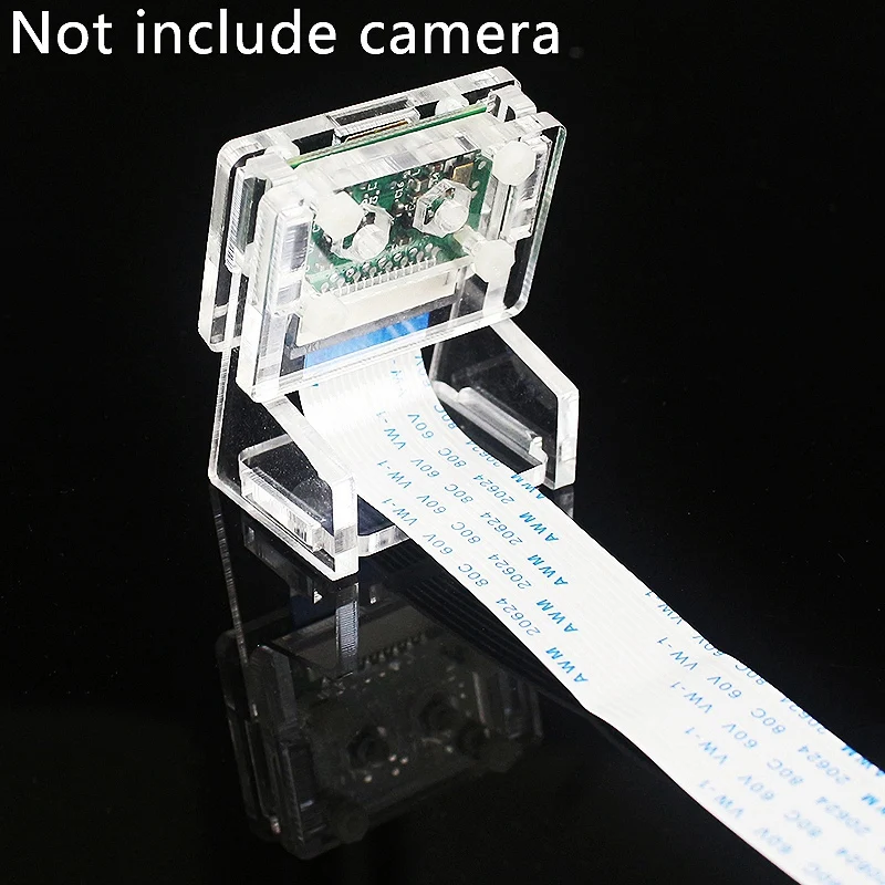 2X Ov5647 Mini Camera Acrylic Holder Transparent Webcam Bracket For Raspberry Pi 3 Camera