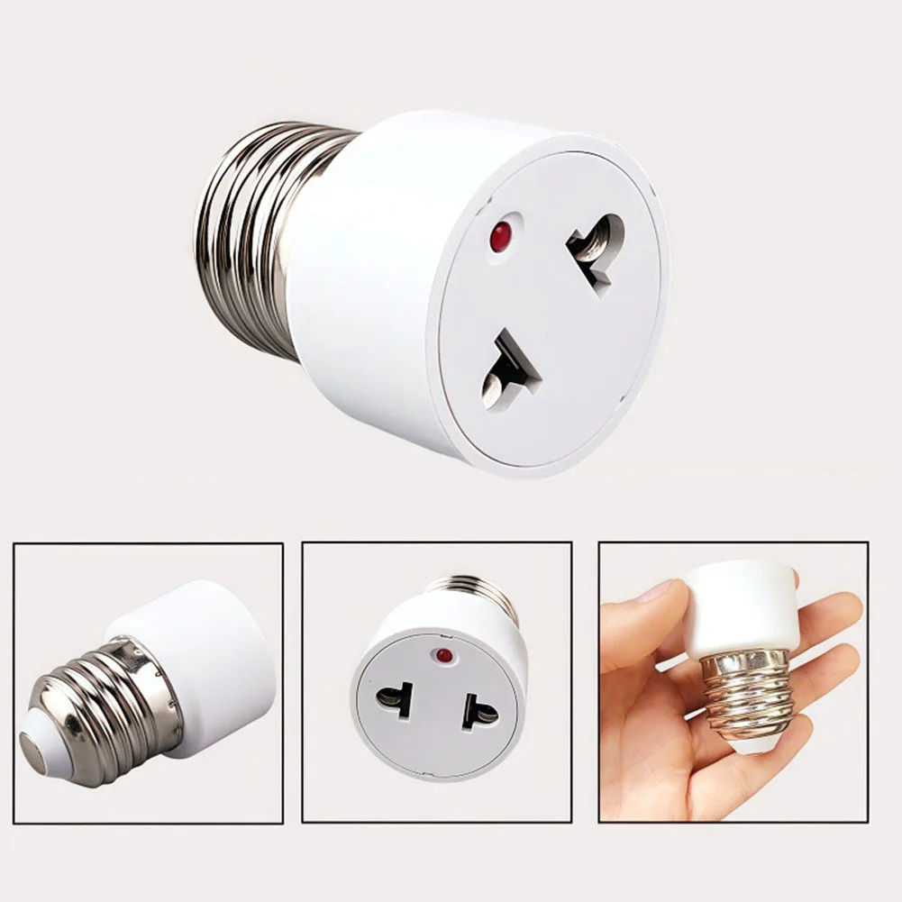 

E27 цоколь лампы США/ЕС патрон держатель лампы светильник цоколь лампы адаптер конвертер для электрооборудования инструмент аксессуар