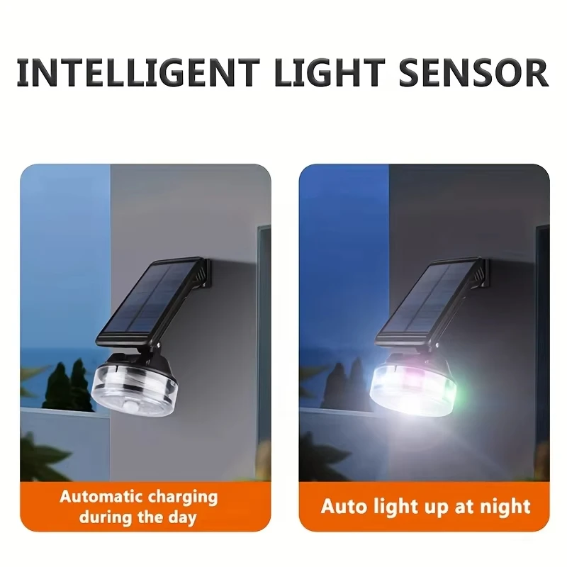 LED Induction Solar LED Lights with 8M Colorful Fairy String Light Outdoor Waterproof Light High Brightness Courtyard Decoration