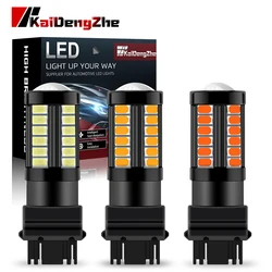 2x Signal Lamp 12V 3156 Led P27W Atuo Brake Backup Light T25 Led 3157 P27/7W 5730 33SMD Canbus Car Turn Reverse Lamp 1200Lm