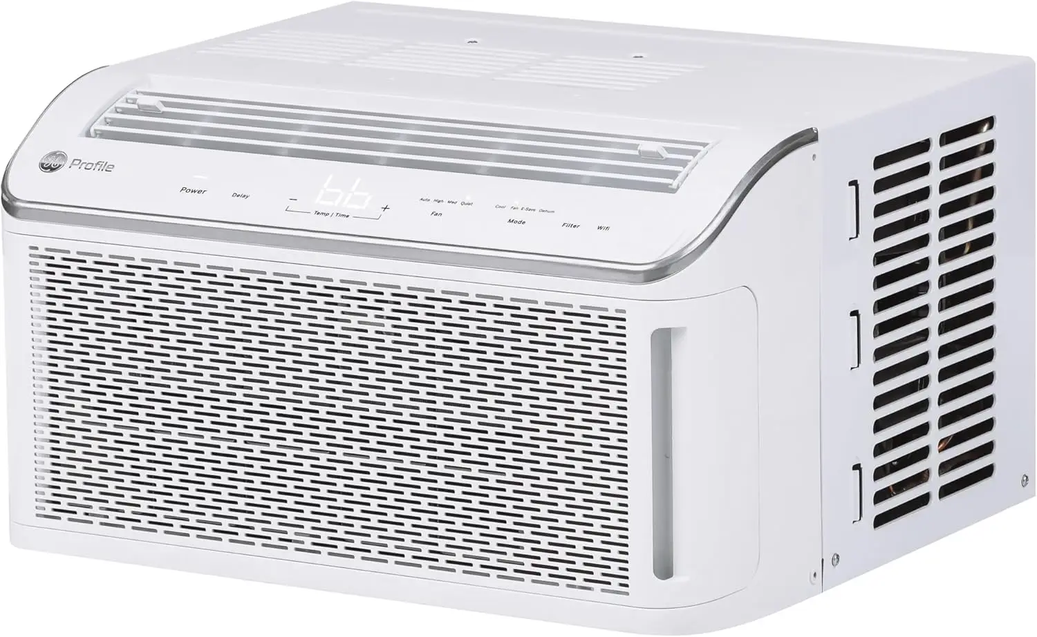 Climatiseur de fenêtre ultra silencieux, 8,200 BTU, Wi-Fi activé, idéal pour les pièces moyennes, unité de fenêtre AC, blanc