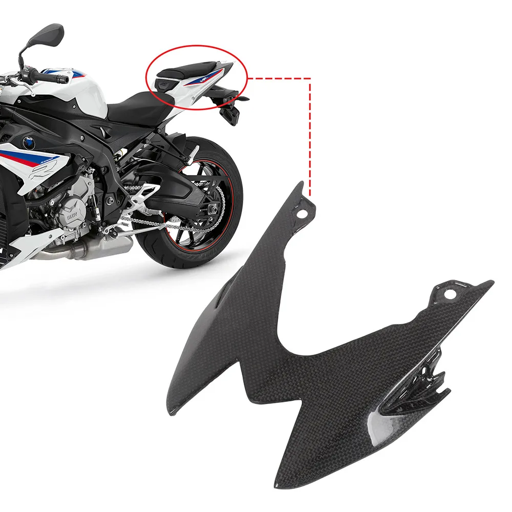 For BMW S1000RR 2015 2016 2017 2018 Carbon Fiber Rear Tail Panel Light Cover Fairing Motorcycle for BMW S1000R 2014 2015 2018