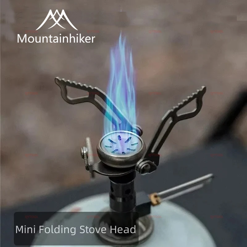

MOUNTAINHIKER 2500W Mini Camping Stove Lightweight Portable Outdoor Folding Gas Burner with Stand for Camping Hiking Cooking BBQ