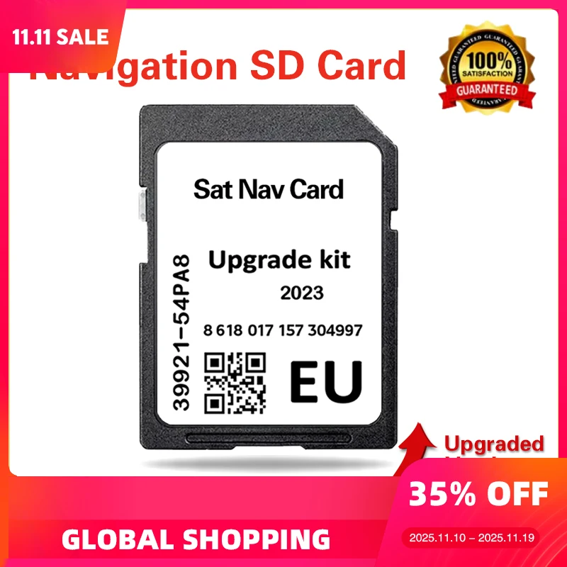 

16GB for Suzuki Swift 2016-2021 Navi SD Card Map Vitara Sat Nav Slda 2023 Navigation GPS Car Flash Memory Card