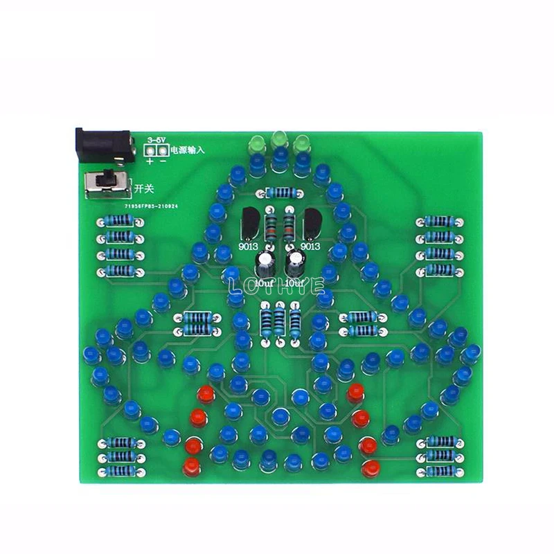 DIY Swing Wind Chime LED Electronic Wind Chime Flashing Light Soldering Circuit Board Kit