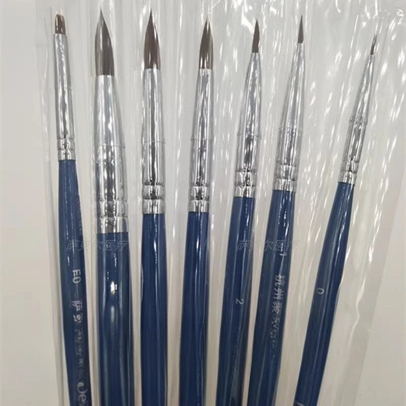 8pcs Ceramic Pen Blue Craftsmanship Pen Porcelain Pen Glazing Pens OP Pens Aesthetic Restoration Pens s s