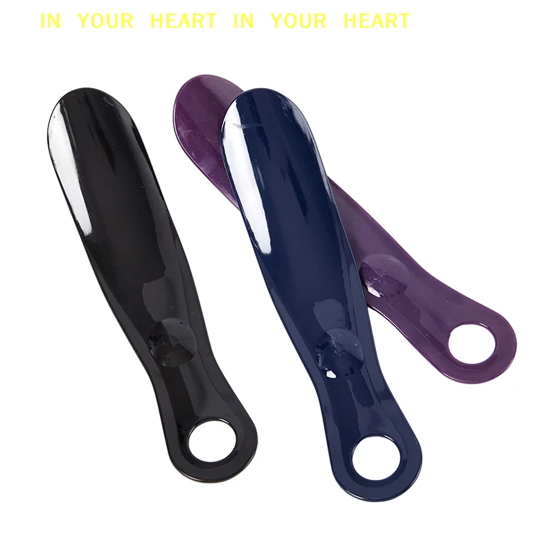 【X】1PC Professional Shoehorn Plastic Shoe Horn Spoon Shape Shoehorn Shoe Lifter Tools Flexible Sturdy Slips Lazy Shoe Helper