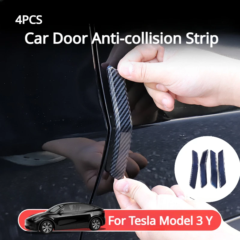 

Car Door Edge Anti-collision Strip for Tesla Model 3 Y Anti Scratch Protection Stickers Car Decoration Modification Accessories